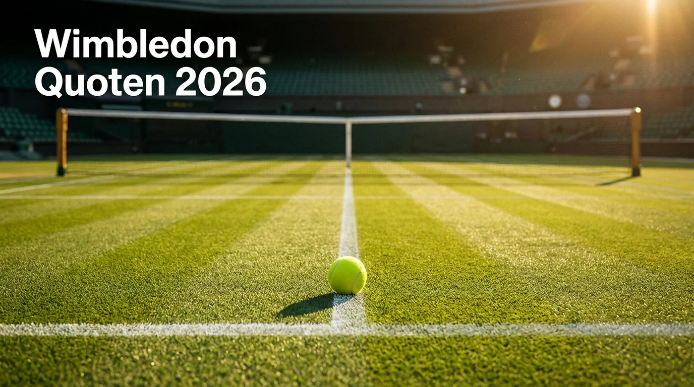 Wimbledon Quoten 2026 – Analyse der Favoriten und Quotenmechanik auf Rasen